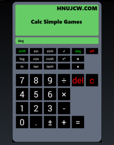 Exploring the World of Calc Simple Games