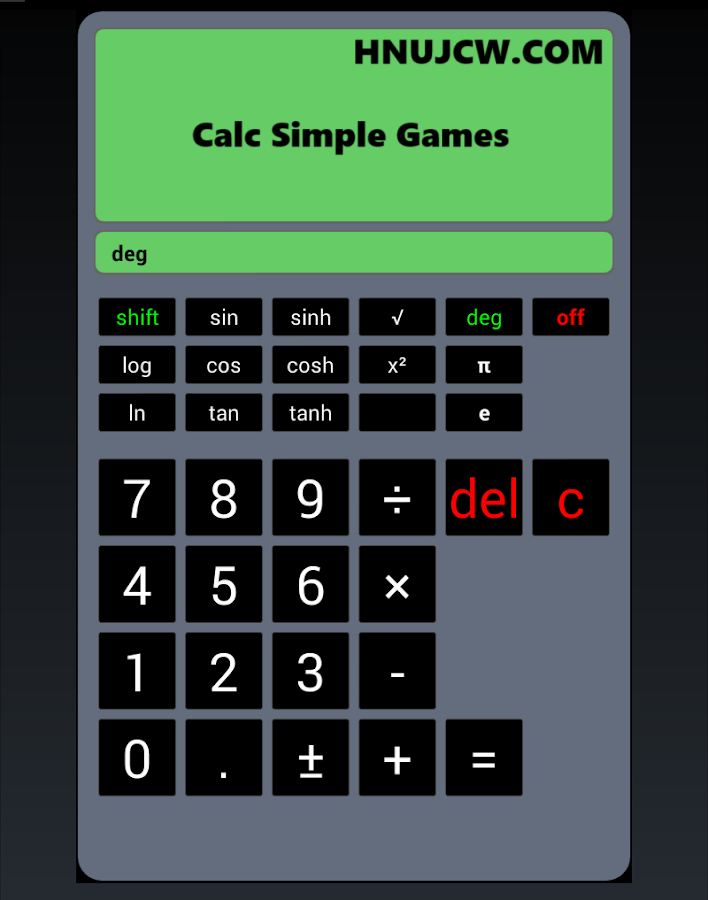 Exploring the World of Calc Simple Games